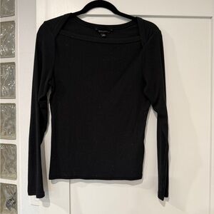 Banana Republic Black Long Sleeve Top